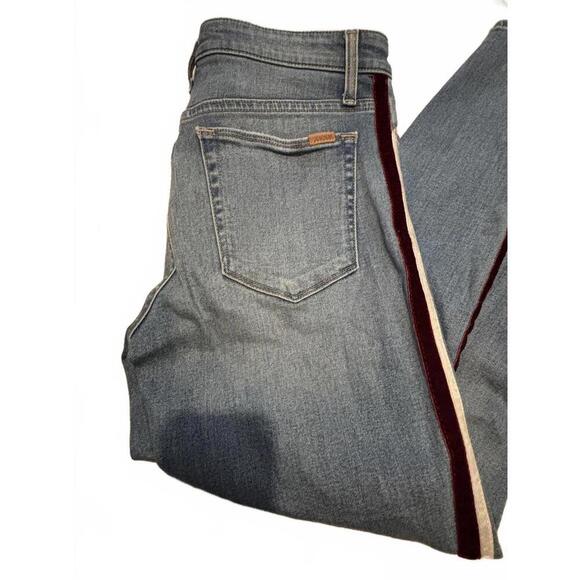 JOE’S JEANS Charlie Velvet Stripe High Rise Skinny Jeans 27 - Picture 3 of 7